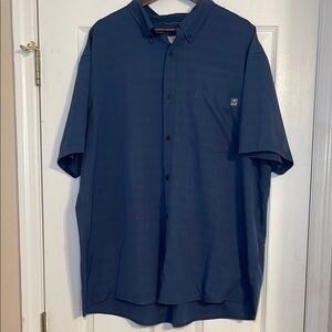 Huk Men's Navy Fishing Shirt 3XL